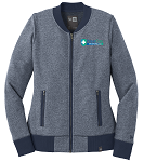 New Era Ladies French Terry Baseball Full-Zip